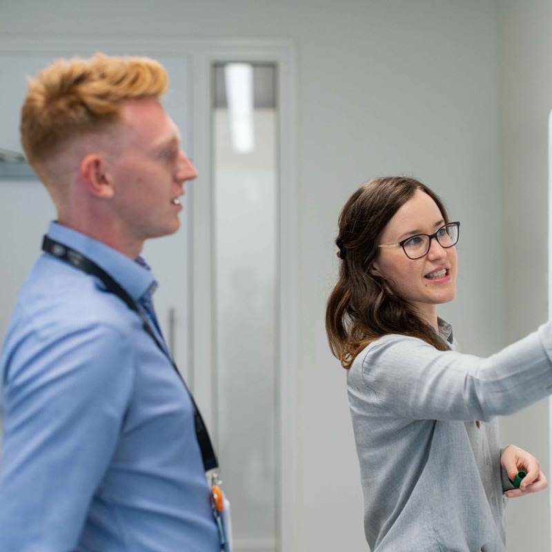 technology engineering teamwork whiteboard